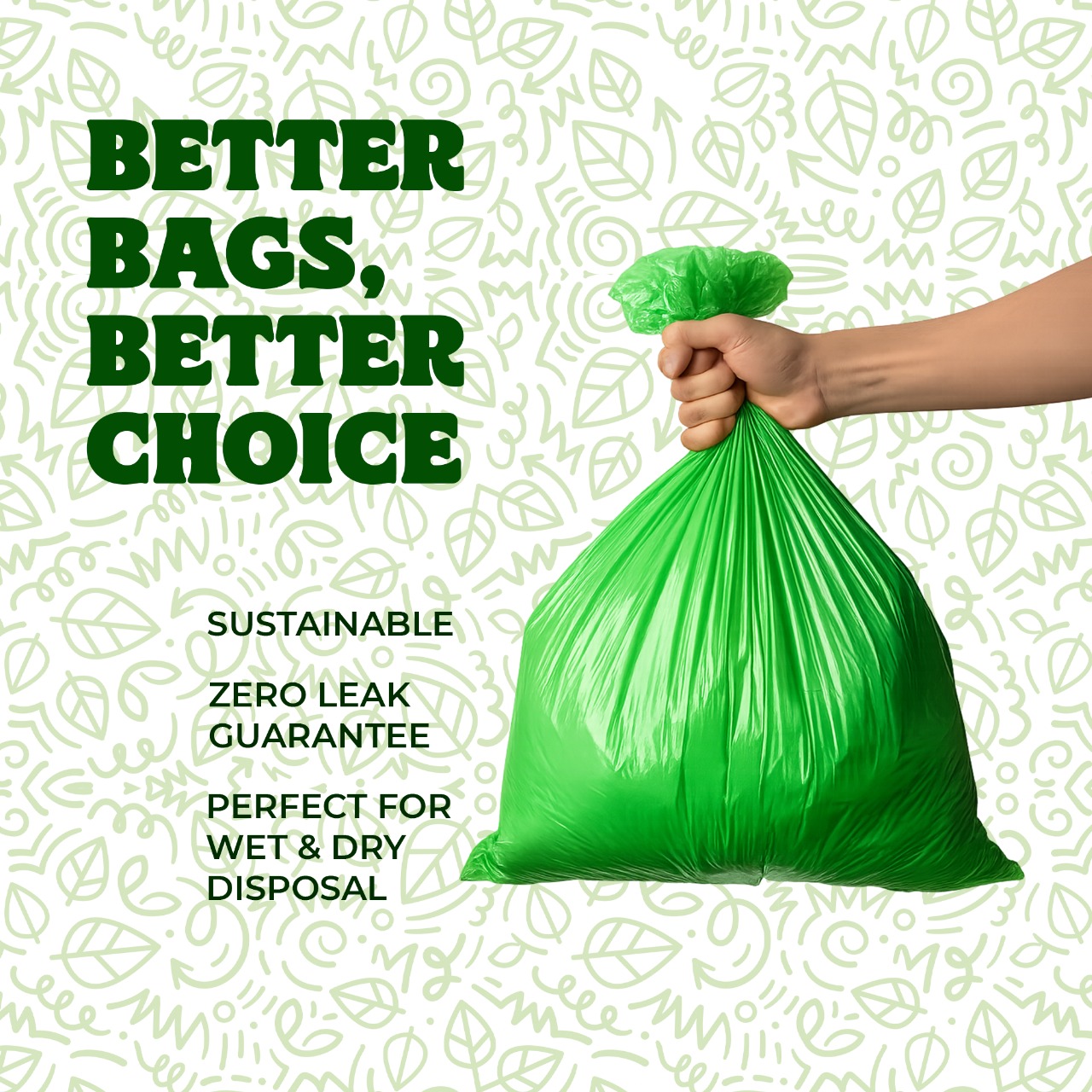 Joyouss Compostable Garbage Bags - Better Bags, Better Choice